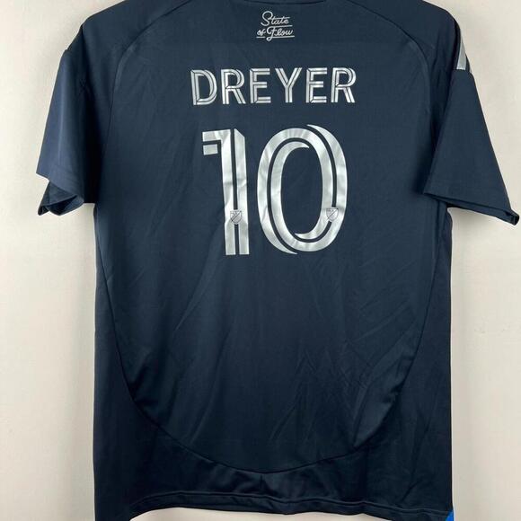 San Diego FC Women's Home Jersey 2024/25 Adidas Dreyer #10 Medium Navy Soccer - Picture 3 of 8